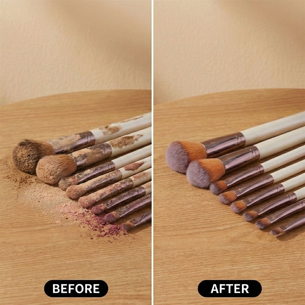 Automatic Makeup Brush Cleaner