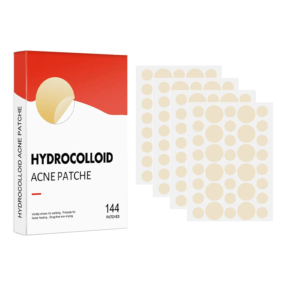 Hydrocolloid Pimple Patches - 144 Patches